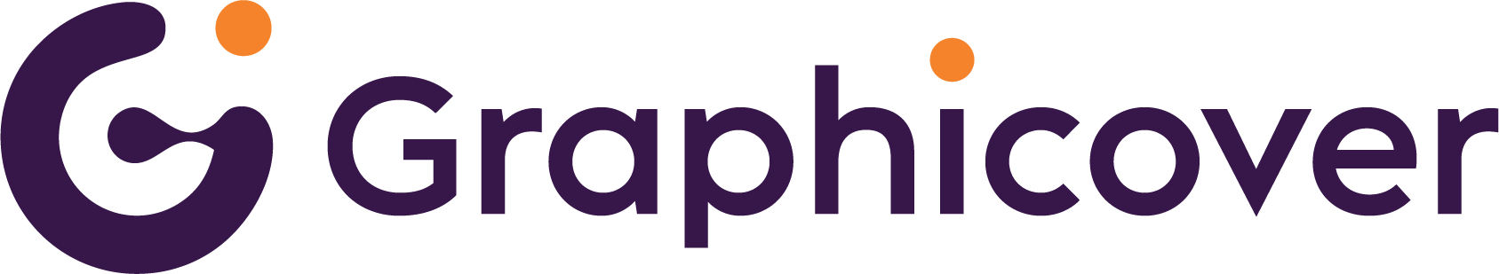 Graphicover logo with text PNG